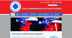 Desktop Screenshot of metrolifesafety.com